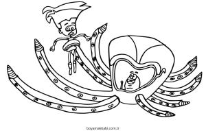 Z Takımı boyama sayfası – sevimli karakter, sanatsal çalışma