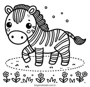 Zebra Boyama