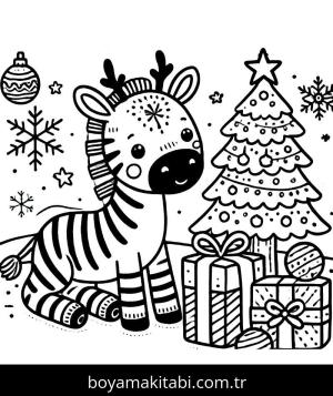 Zebra boyama sayfası, Zebra coloring page, , 