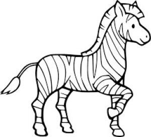 Zebra boyama sayfası, Zebra coloring page, Zebra Yürüyüşü, 