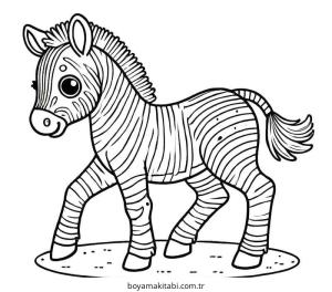 Zebra Boyama