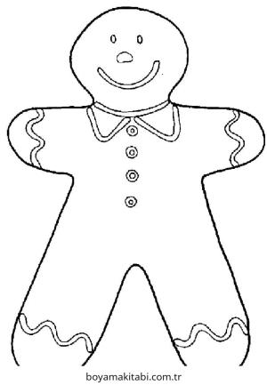 Zencefilli Kurabiye Adam Boyama