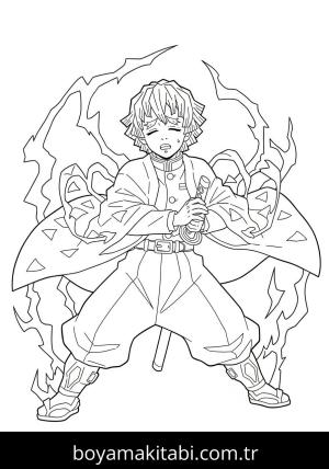 Zenitsu Agatsuma  Boyama