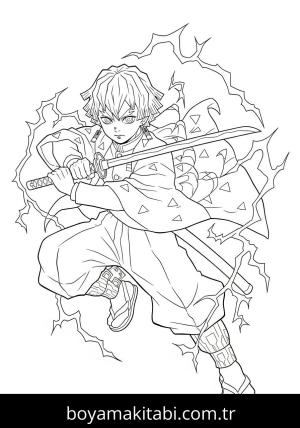 Zenitsu Agatsuma  Boyama