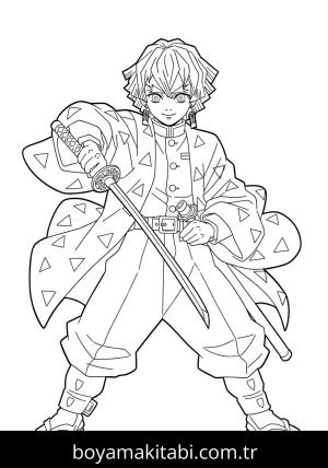 Zenitsu Agatsuma  Boyama