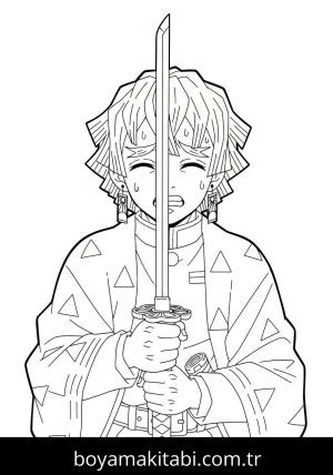 Zenitsu Agatsuma  Boyama