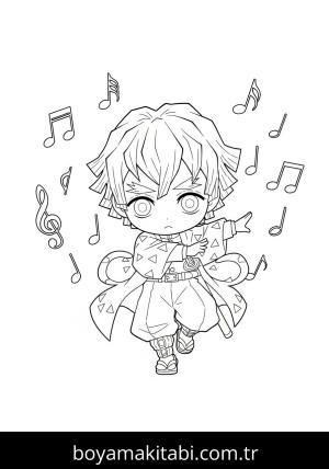 Zenitsu Agatsuma  Boyama