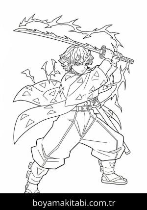 Zenitsu Agatsuma  Boyama