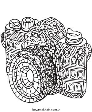 Zentangle boyama sayfası – boyama etkinliği, çocuk aktivitesi