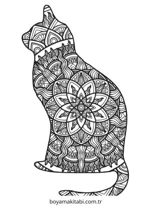 Zentangle boyama sayfası – sanatsal çalışma, çocuklar için