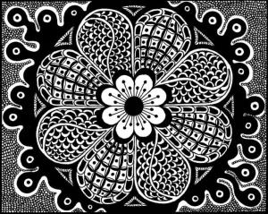 Zentangle boyama sayfası,  coloring page, Zentangle ücretsiz, 