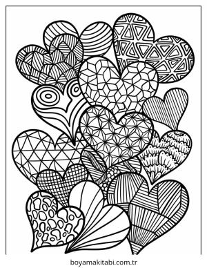 Zentangle boyama sayfası – boyama çalışması, yaratıcılığı geliştirir