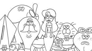 Zig Ve Sharko boyama sayfası,  coloring page, Zig ve Sharko Karakterleri, 