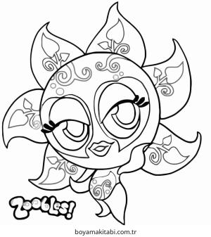 Zoobles boyama sayfası – ücretsiz yazdır, boyama etkinliği