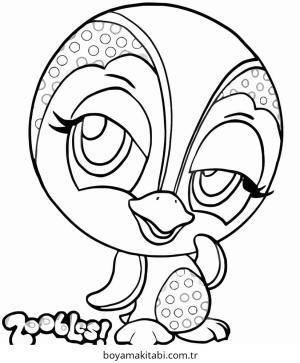 Zoobles boyama sayfası – boyama çalışması, yaratıcılığı geliştirir