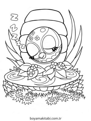 Zoobles boyama sayfası – boyama çalışması, yaratıcılığı geliştirir