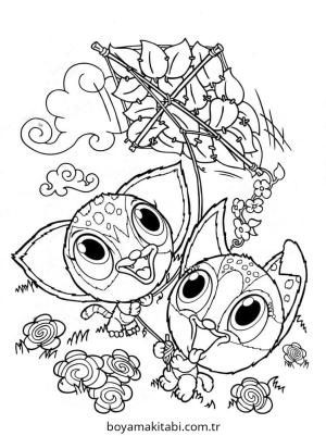 Zoobles boyama sayfası – boyama etkinliği, çocuk aktivitesi