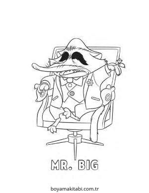 Zootropolis boyama sayfası – ücretsiz yazdır, boyama etkinliği