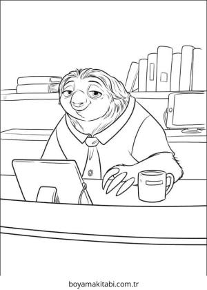 Zootropolis boyama sayfası – yaratıcılık, eğlenceli etkinlik