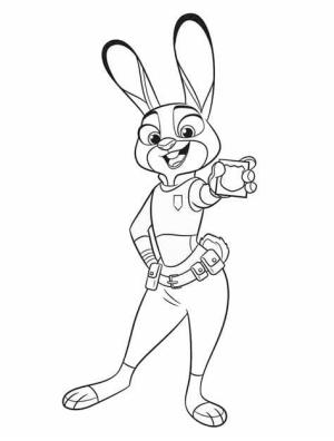 Zootropolis boyama sayfası,  coloring page, Judy, 