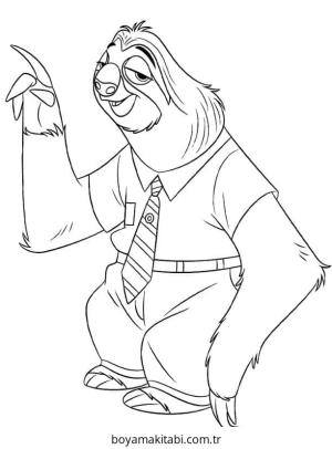 Zootropolis boyama sayfası – ücretsiz yazdır, boyama etkinliği