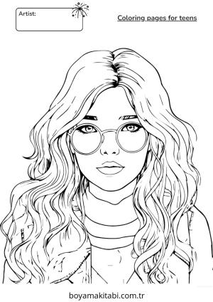 Zor boyama sayfası – boyama etkinliği, çocuk aktivitesi