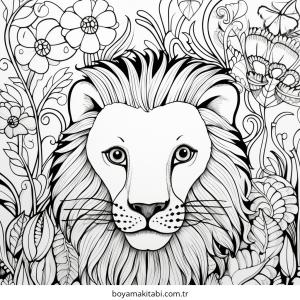 Zor boyama sayfası – yaratıcılık, eğlenceli etkinlik
