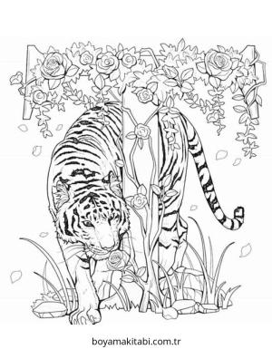 Zor boyama sayfası – eğitici aktivite, yaratıcılık