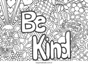 Zor boyama sayfası – keyifli zaman, renkli çizimler