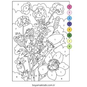 Zor boyama sayfası – okul öncesi, evde etkinlik