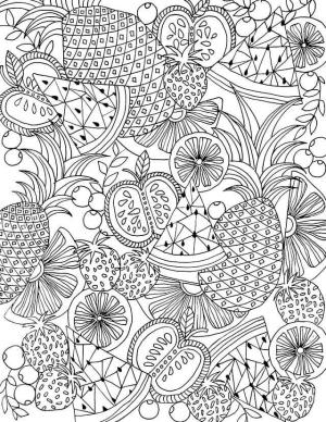 Zor boyama sayfası,  coloring page, Sert Meyveler, 