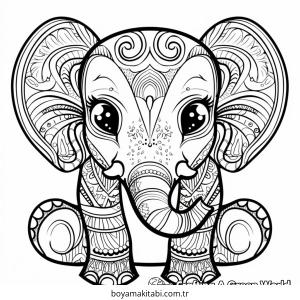 Zor boyama sayfası – boyama çalışması, yaratıcılığı geliştirir