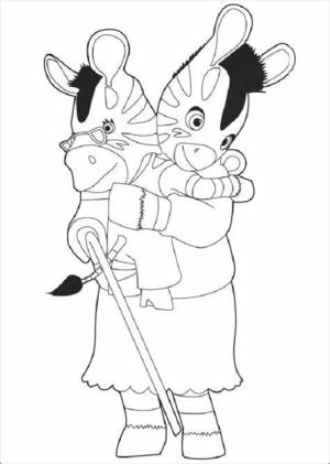 Zou boyama sayfası,  coloring page, Yazdırılabilir Zou Görüntü, 