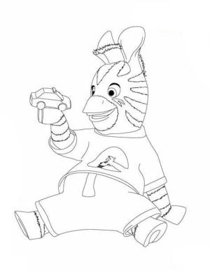 Zou boyama sayfası,  coloring page, Komik Zou, 