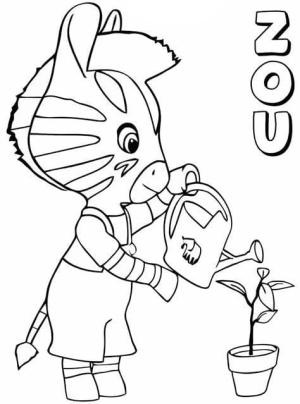 Zou boyama sayfası,  coloring page, Zou, 