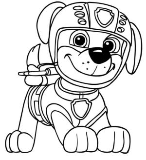 Zuma Paw Patrol boyama sayfası,  coloring page, İyi Zuma, 