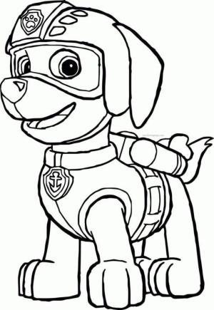 Zuma Paw Patrol boyama sayfası,  coloring page, Zuma çizimi, 