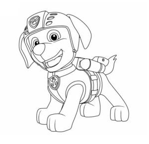 Zuma Paw Patrol boyama sayfası,  coloring page, Süper Zuma, 