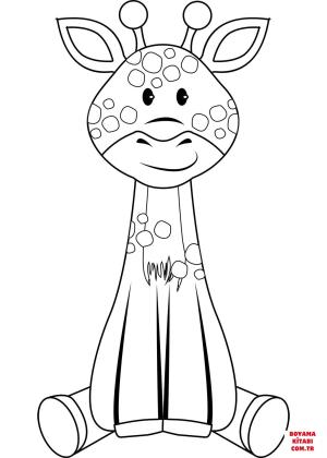 Zürafa boyama sayfası, Giraffes coloring page, , giraffes cute giraffe 