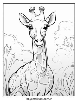 Zürafa Boyama