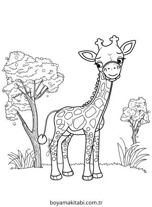 Zürafa Boyama