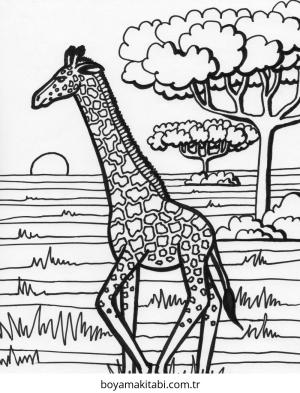 Zürafa Boyama