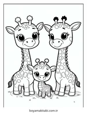 Zürafa Boyama