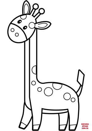 Zürafa boyama sayfası, Giraffes coloring page, , giraffes cute giraffe 