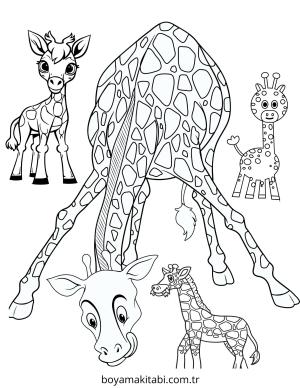 Zürafa Boyama