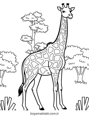Zürafa Boyama