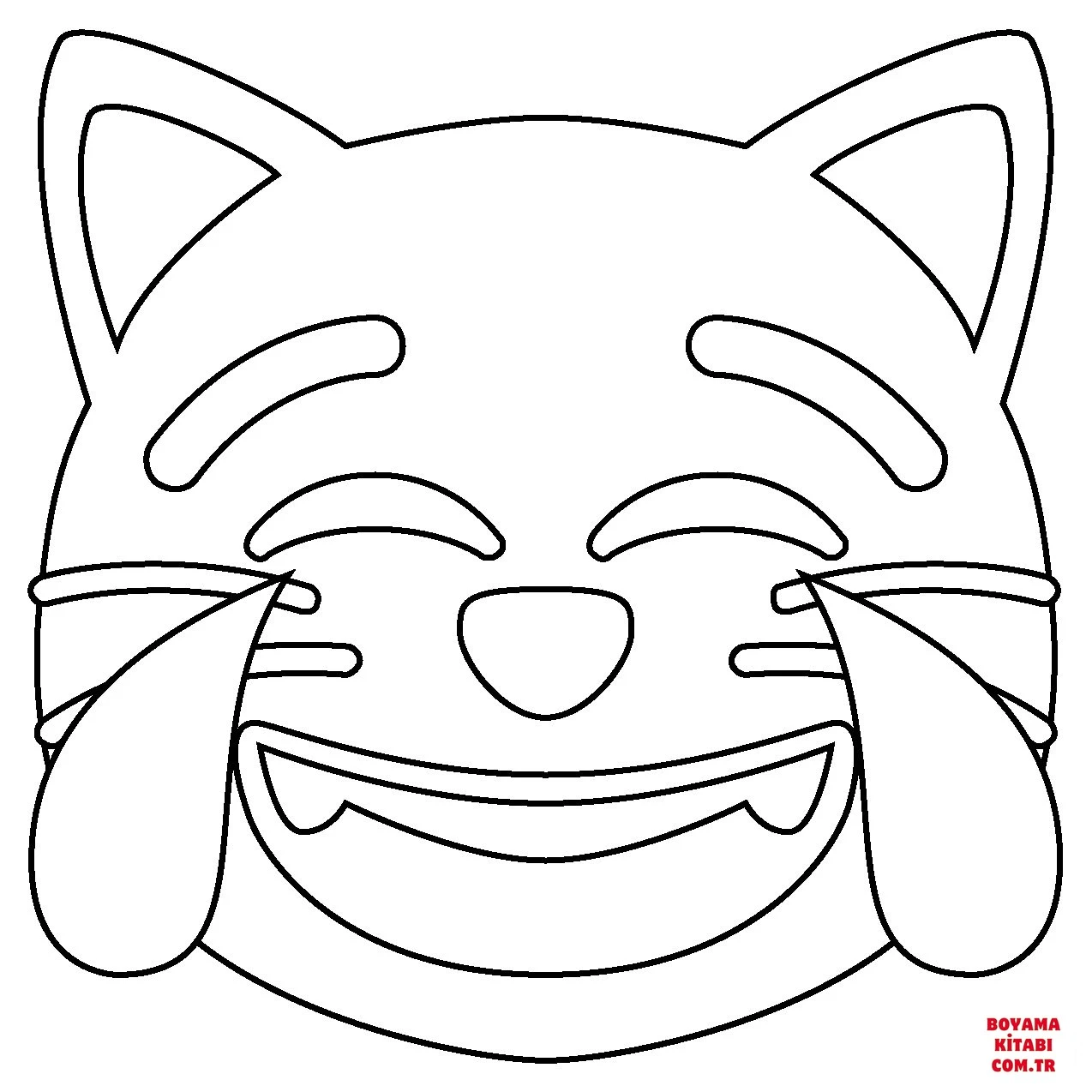 Kedi boyama sayfası – evde etkinlik, ücretsiz yazdır