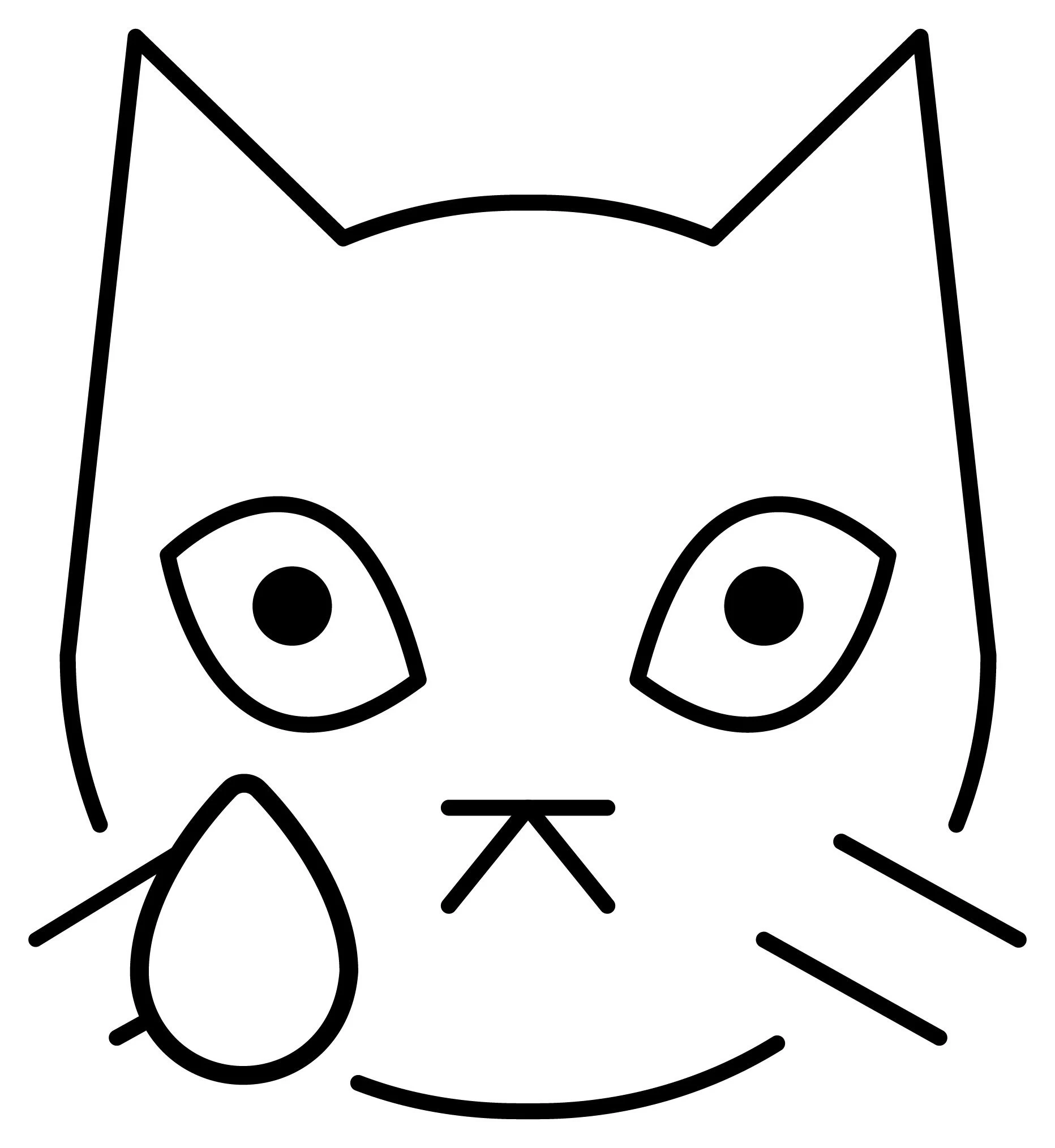 Kedi boyama sayfası – yaratıcılık, eğlenceli etkinlik