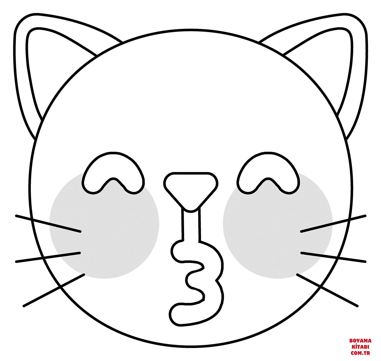 Kedi boyama sayfası – yaratıcılığı geliştirir, keyifli zaman