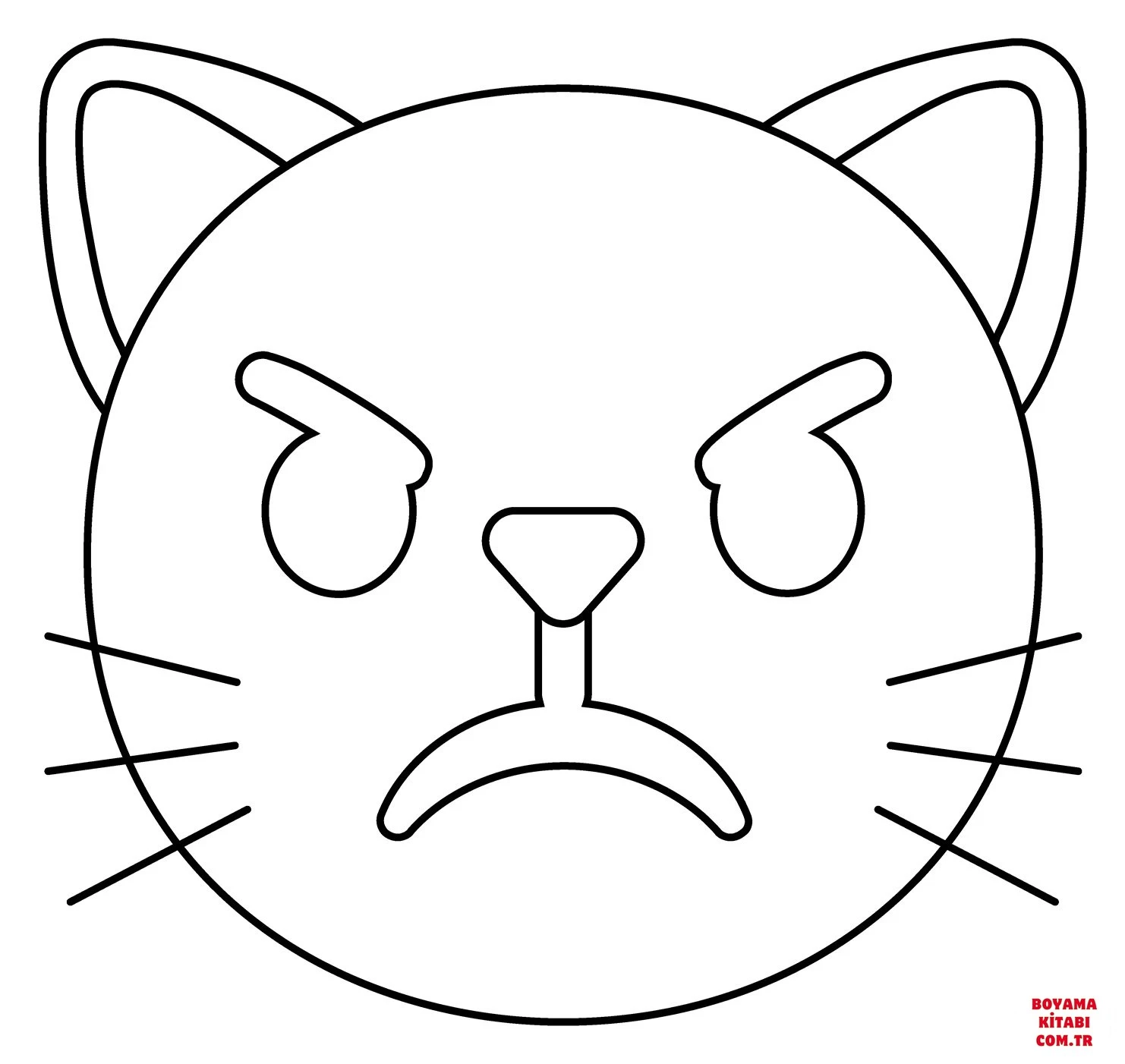 Kedi boyama sayfası – yaratıcılık, eğlenceli etkinlik